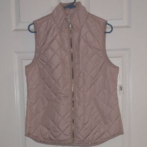 Old Navy Light Pink Quilted Vest
